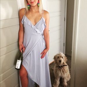 Express Maxi Wrap Dress